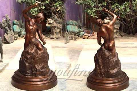 Hot Sale Casting Bronze Self Made Man Statue for Sale