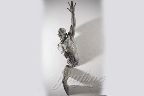 Life size body sculpture wall art matteo pugliese for home decor for sale