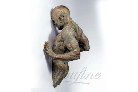 Metal sculpture bronze wall sculpture matteo pugliese for sale