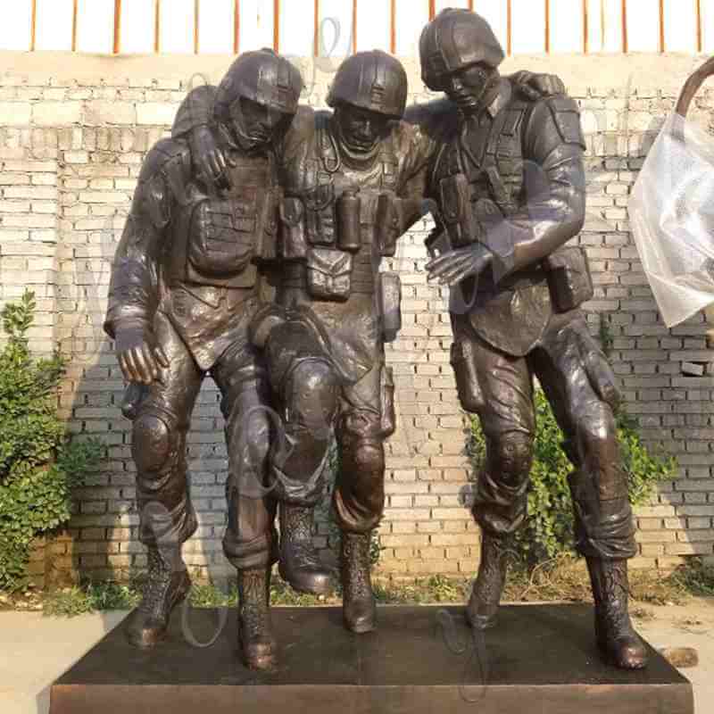 Bronze Military Soldier Statue for Outdoor