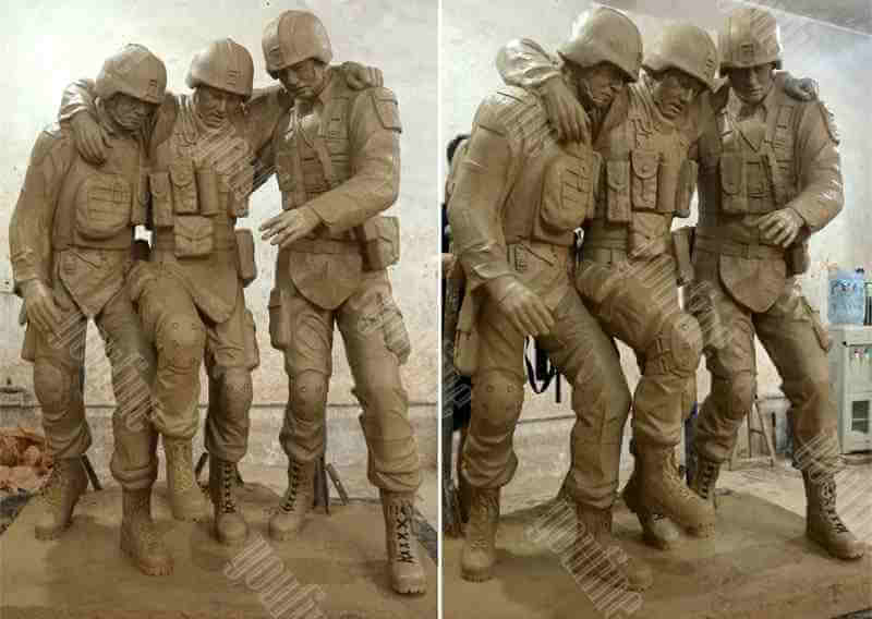 High Quality Bronze Military Soldier Statue for sale