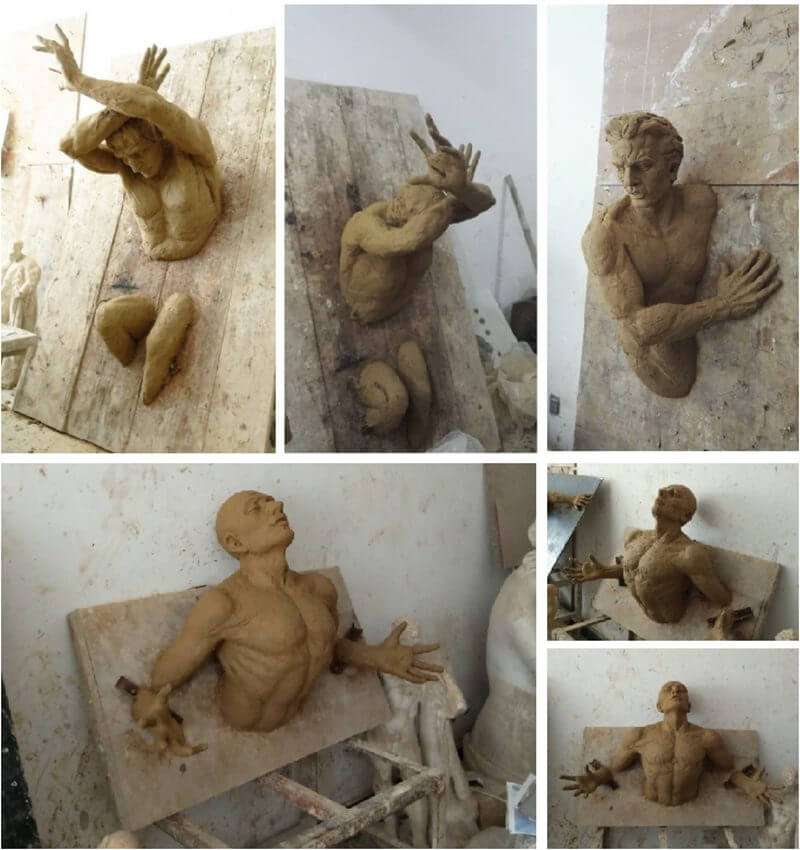 Bronze-Statue-Emerging-Matteo-Pugliese