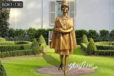 High Quality Custom Bronze Nurse Memory Statue for Hospital Square Plaza BOK1-130