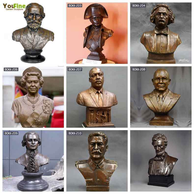 Customized Bronze Albert Einstein Bust Statue Home Decoration Wholesale