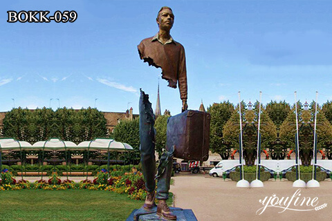 Life-Size Replica of Famous Bronze Figure Statue Bruno Catalano for Sale BOKK-059